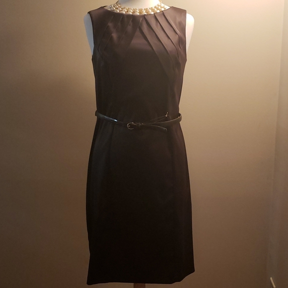 dress barn brown dress Barn Jacket Dress Brown L main image 1